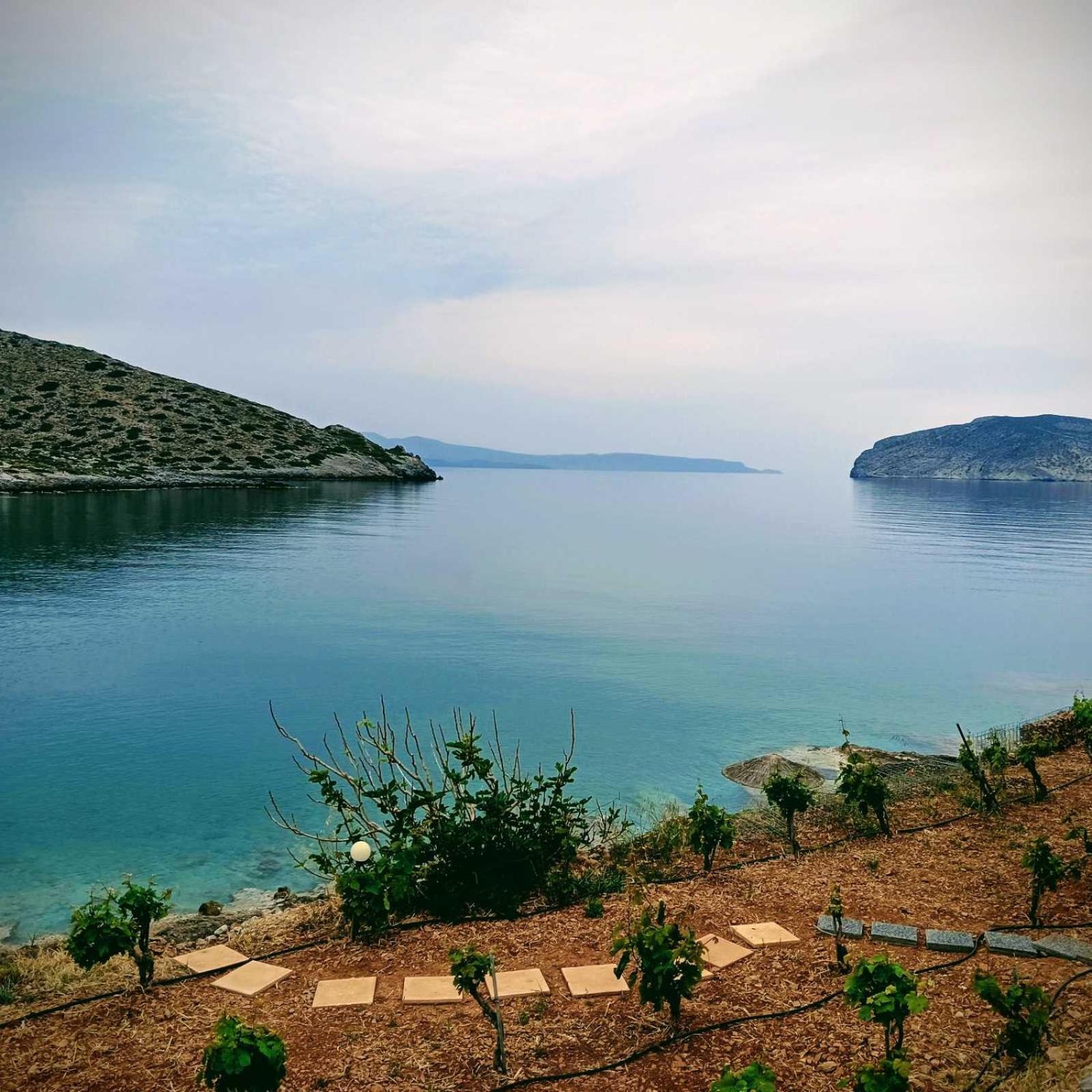 Tholos Alexandra'S Beachfront House Kavoúsion Exterior foto
