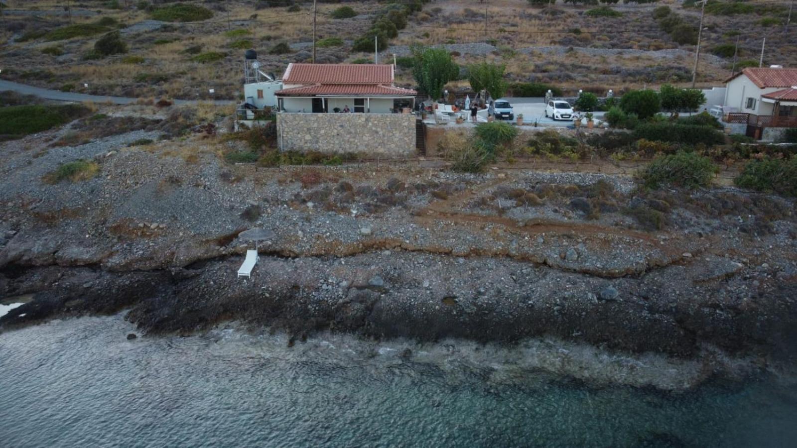 Tholos Alexandra'S Beachfront House Kavoúsion Exterior foto